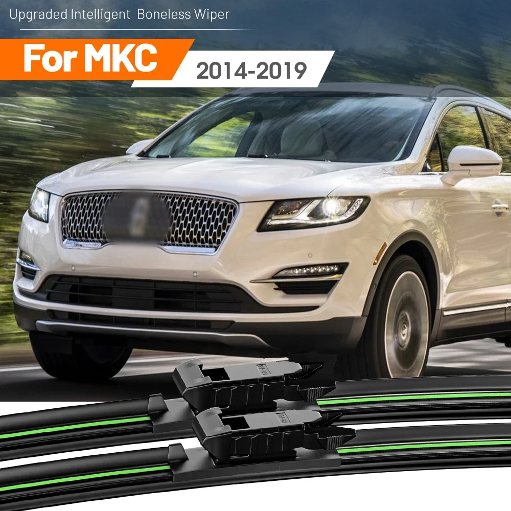 

2pcs For Lincoln MKC 2014-2019 Front Windshield Wiper Blades 2015 2016 2017 2018 Windscreen Window Accessories