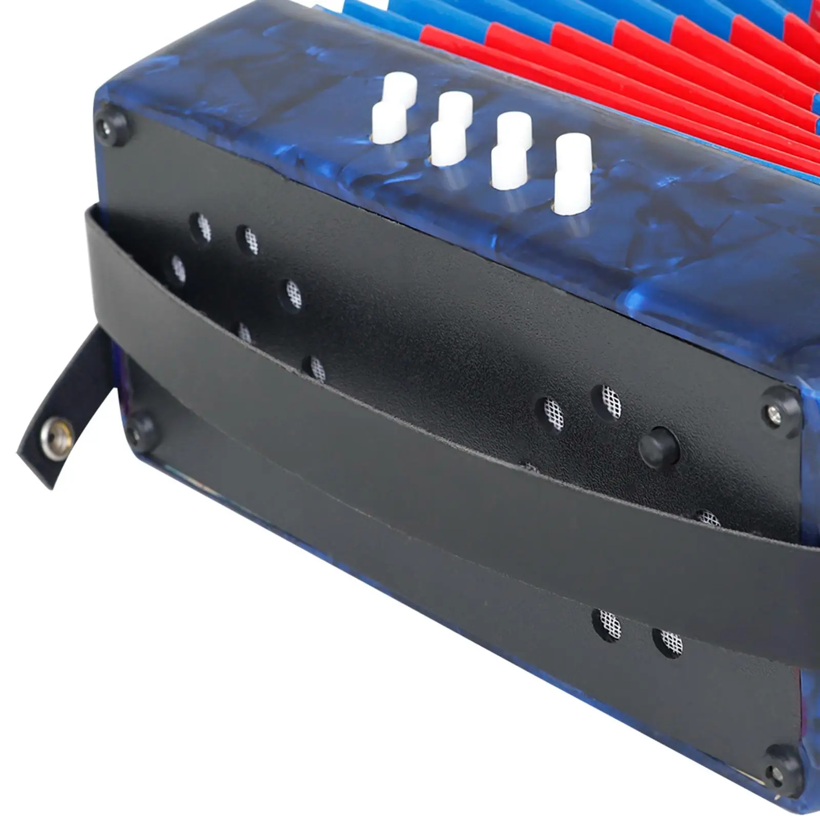 

Beginner Musical Piano Accordion 17 Keys 8 Bass Mini Kids Instrument Case with Straps for Child Practice