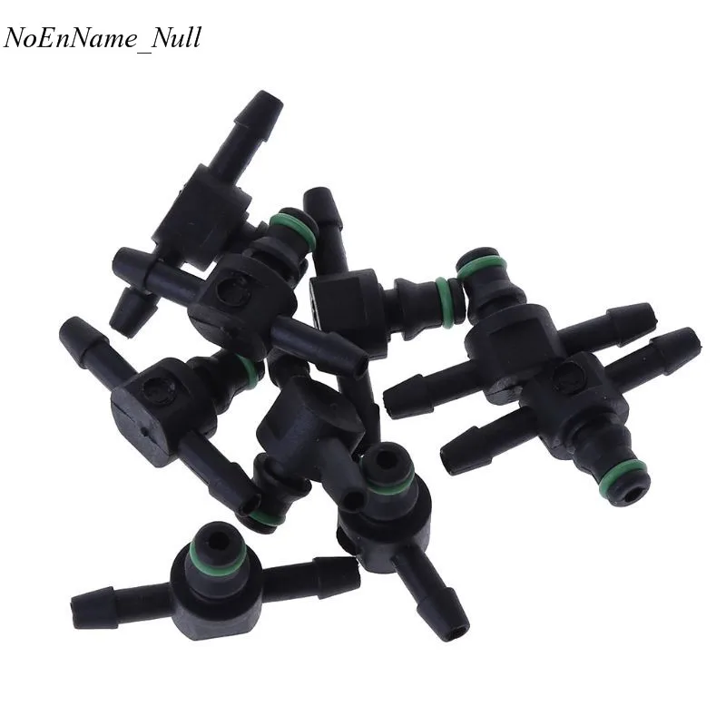 10 Pcs T Type Connector Pipe Hose Joiner Tube Fuel For Bosch 110 Series Injector