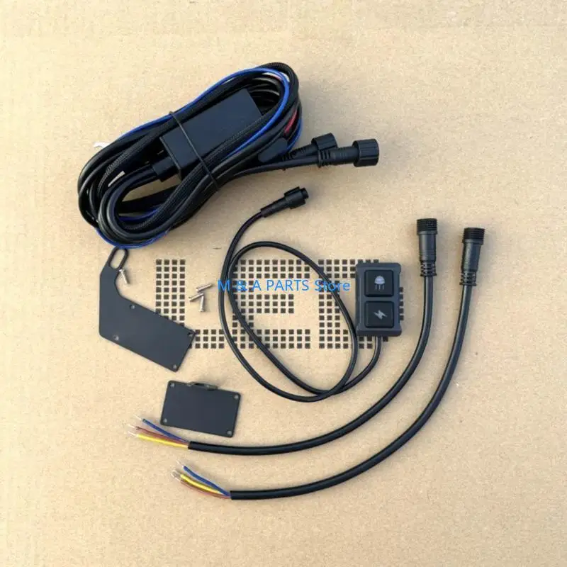 U1JF LED High & Low Beam Fog Light Wiring Harness Relays Wire Switch