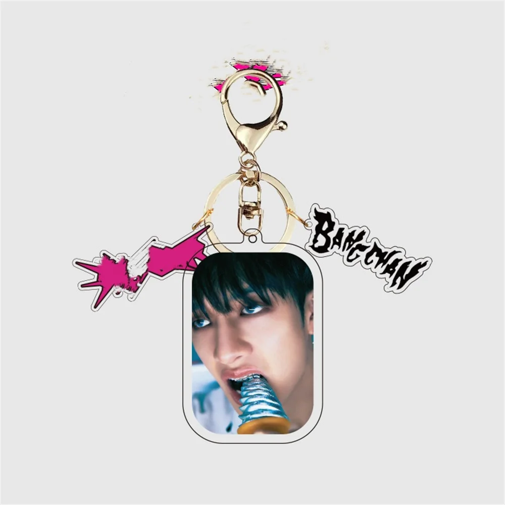 Porte-clés en acrylique Kpop Boy Group, nouvel album, pendentif sac à dos, Seo Disco-Bin, HyunJin, Felix Bangchan, Leeknow, GérGifts, 3 pièces par ensemble