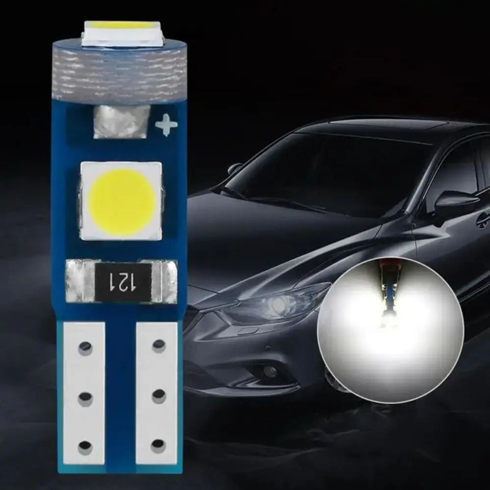 

Universal LED Auto Instrument Lamp Warming T5 Bulb Car Dashboard Light Super Bright 12V Wedge Indicator Light Car Interior Light