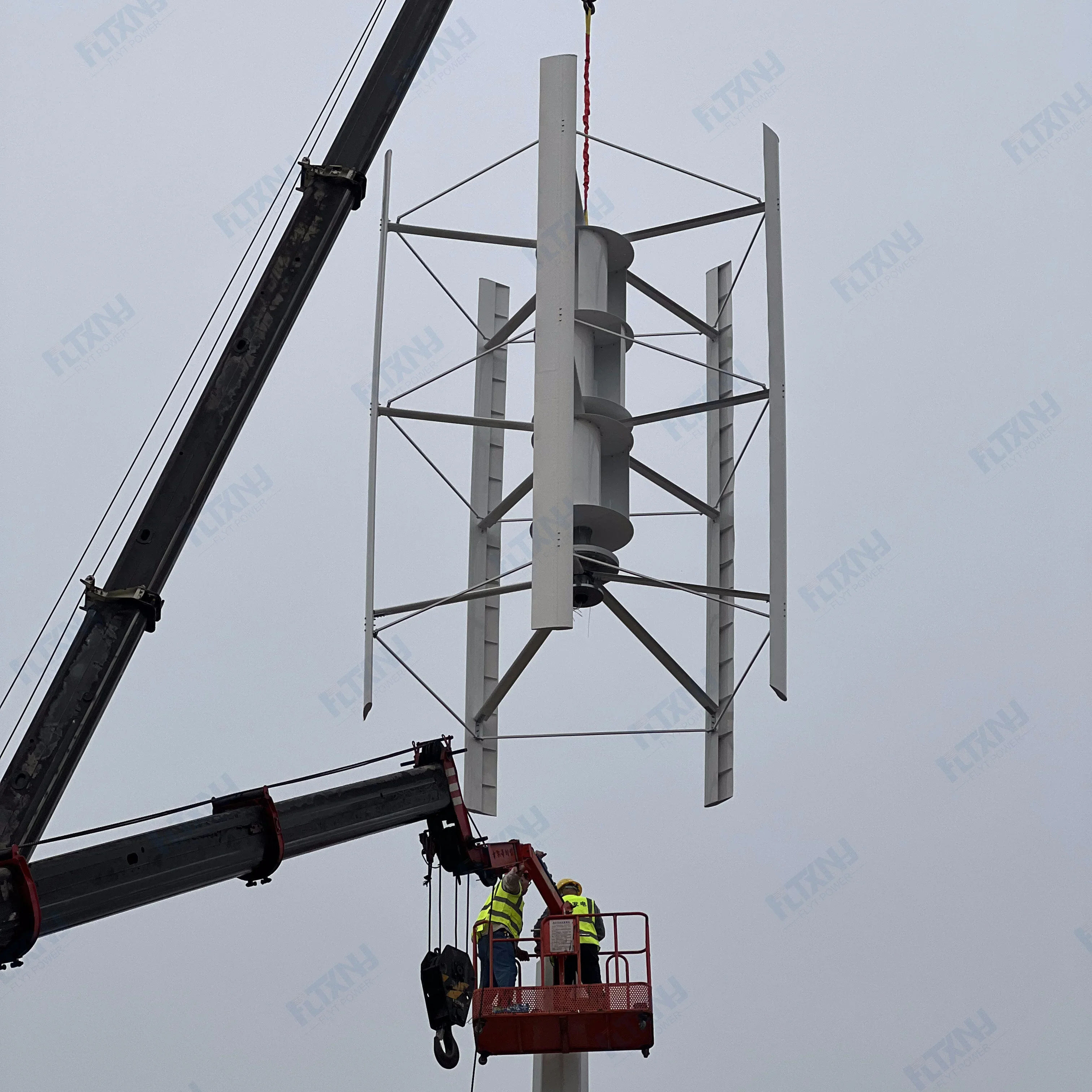 

Automatic windward 3kw 5kw 10kw 20kw 30kw 50kw Vertical Wind Turbine Permanent Magnet Generator 48v 96v 120v 220v 380v 440v