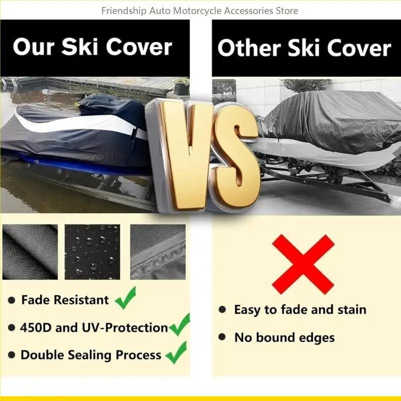 

SZCH Watercrafts Trailer Protectors Cover Dustproof Storage Guard, for 130/155/170 295100722 280000598, Easy to Use and Store