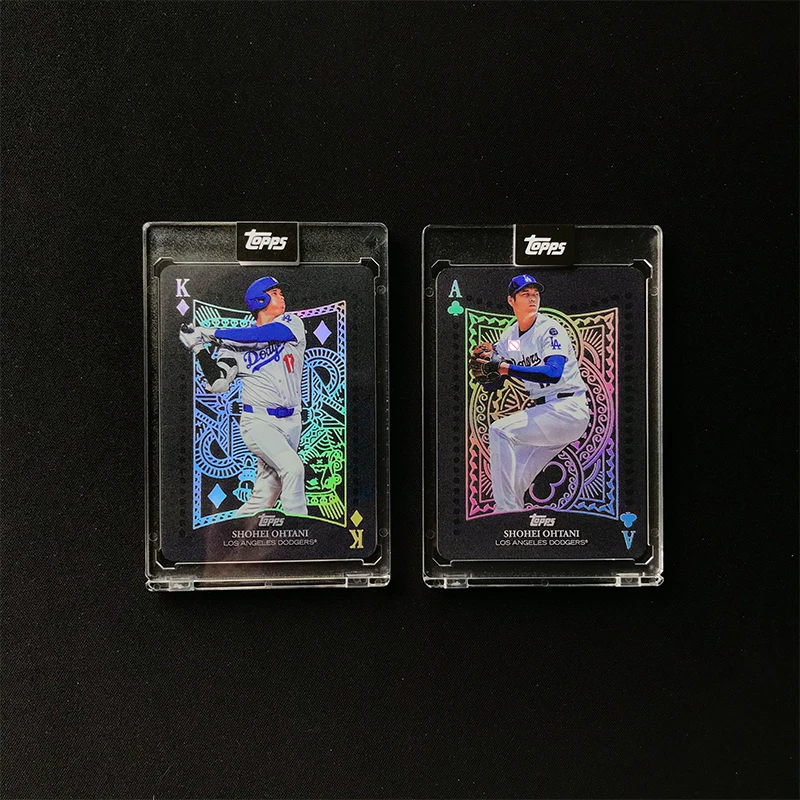 2026 Topps Shohei Ohtani SSP Poker Special Card All Aces Kings 1:1 Replica Homemade Card Double-sided Flash Collection Card