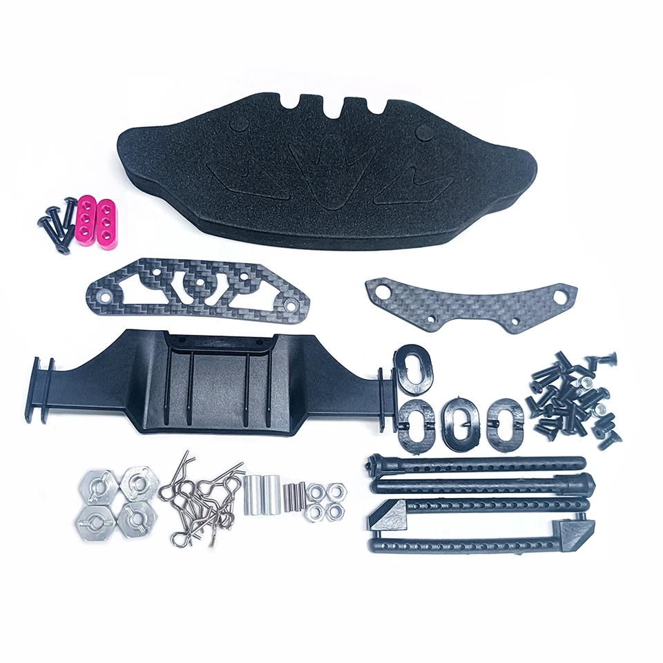Kit de estrutura de metal, fibra de carbono e plástico para
