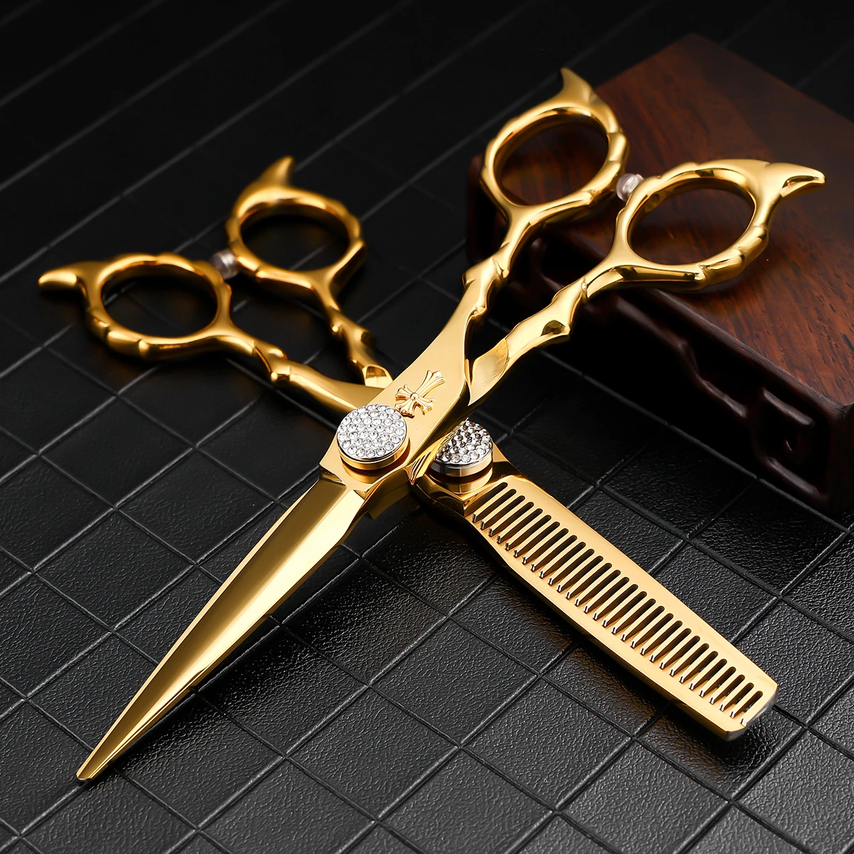 VP 6Inch Hair Dressing Scissors Thinning Styling Tool Hair Hairdressing Scissor Barber Accessories Cutting For Salon Hairdresser