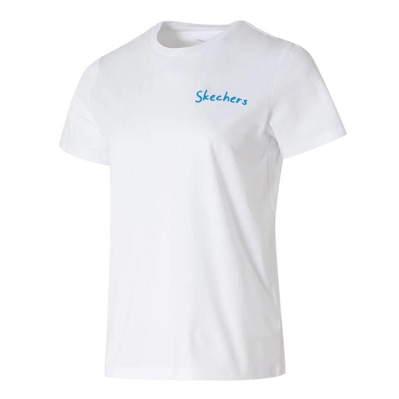 

Skechers Crew Neck Shirt Loose Breathable Sportswear Women's T-Shirt P225W303-0019