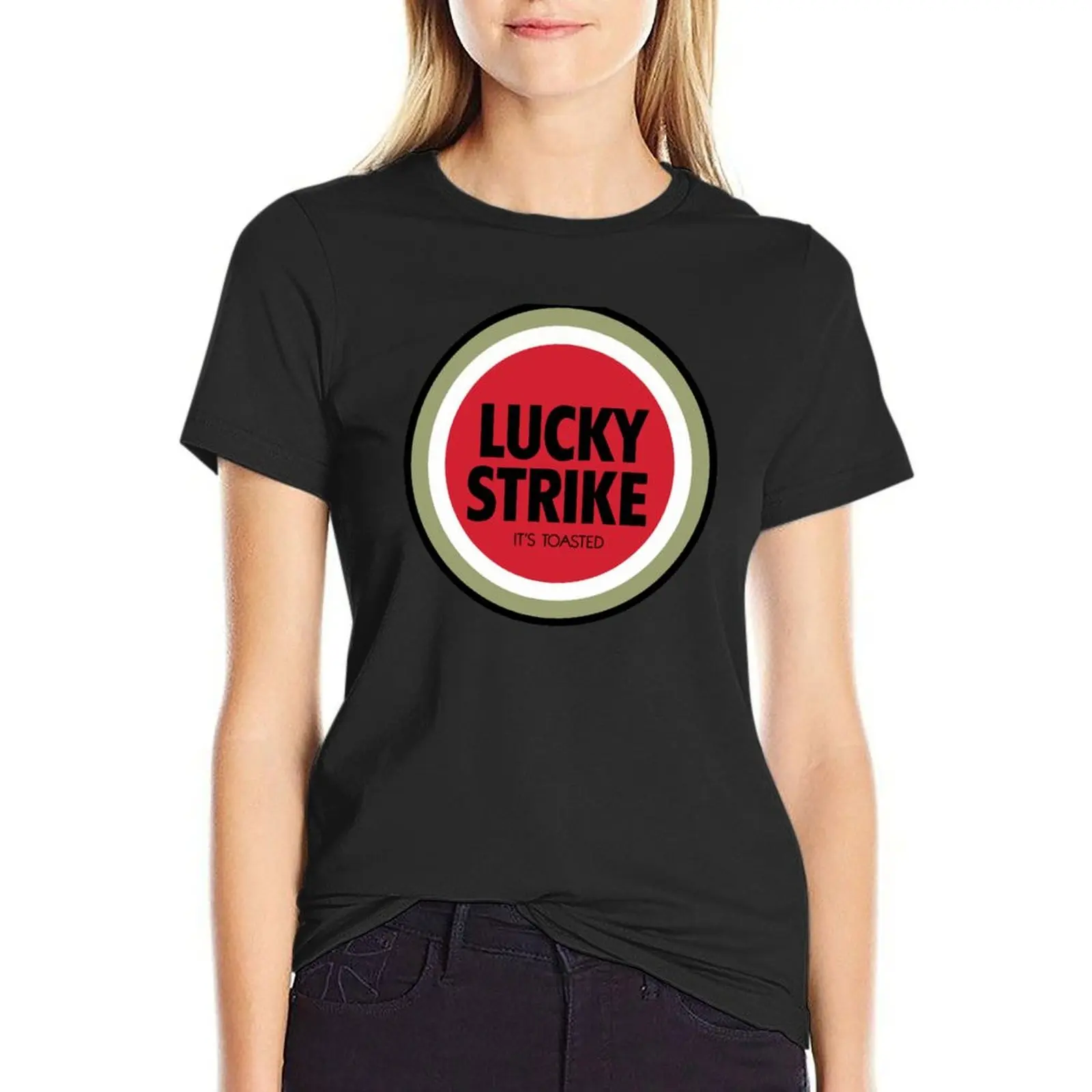 Lucky Strike T-Shirt anime clothes korean fashion tops kawaii clothes T-shirt Women