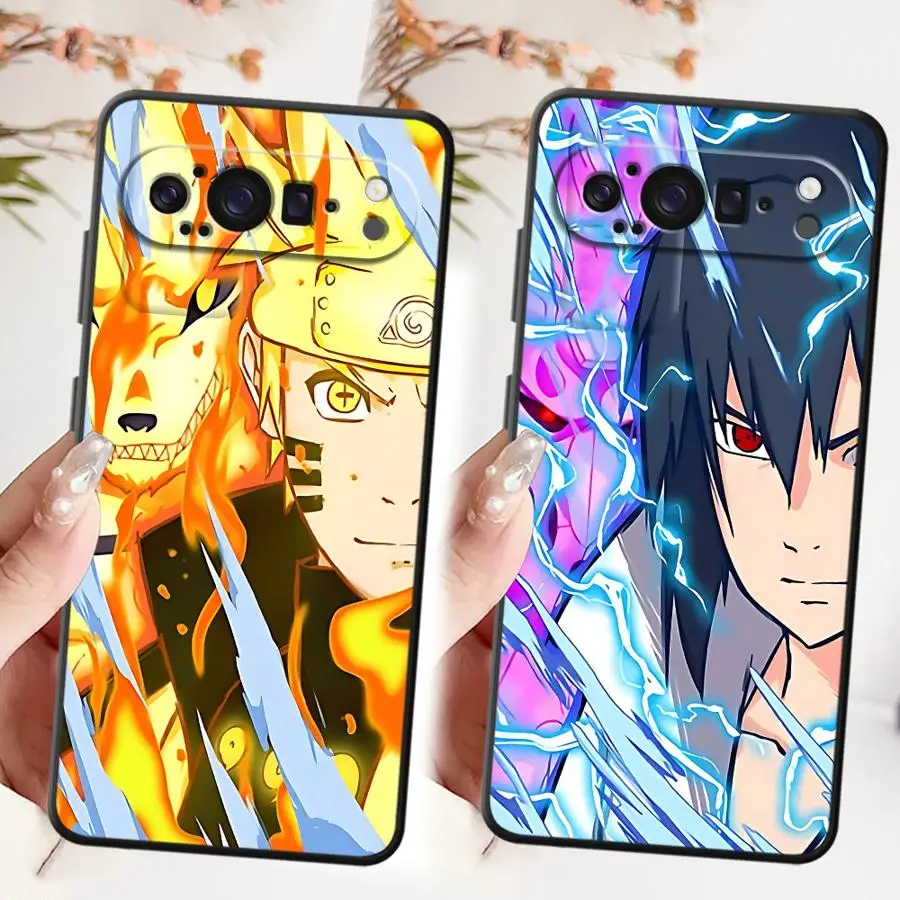 Coque souple pour Google Pixel 8a 7a 6a 6 7 8 Pro 10 9 Pro XL 9a Anime NN-arutoS