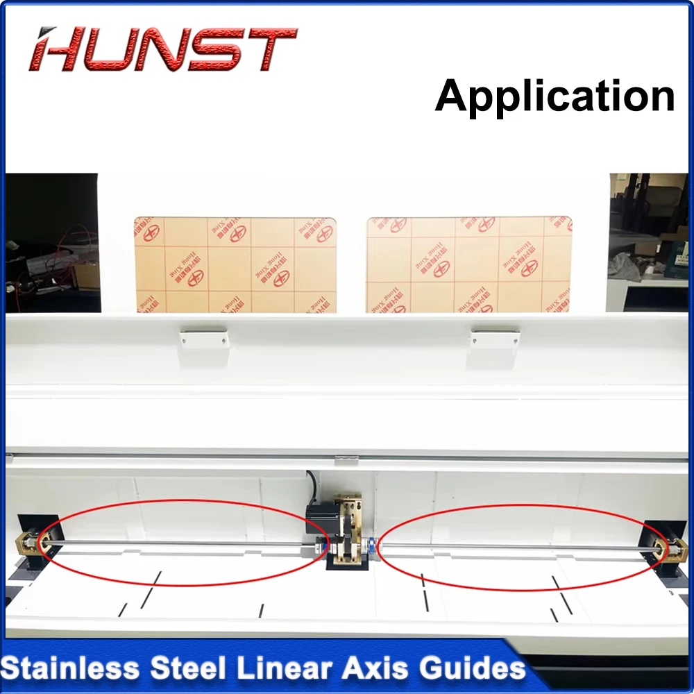 HUNST Stainless Steel Round Bar Machine Tool Linear Axis Guide Optical Axis Guide Slide Rod Diameter 10/12mm