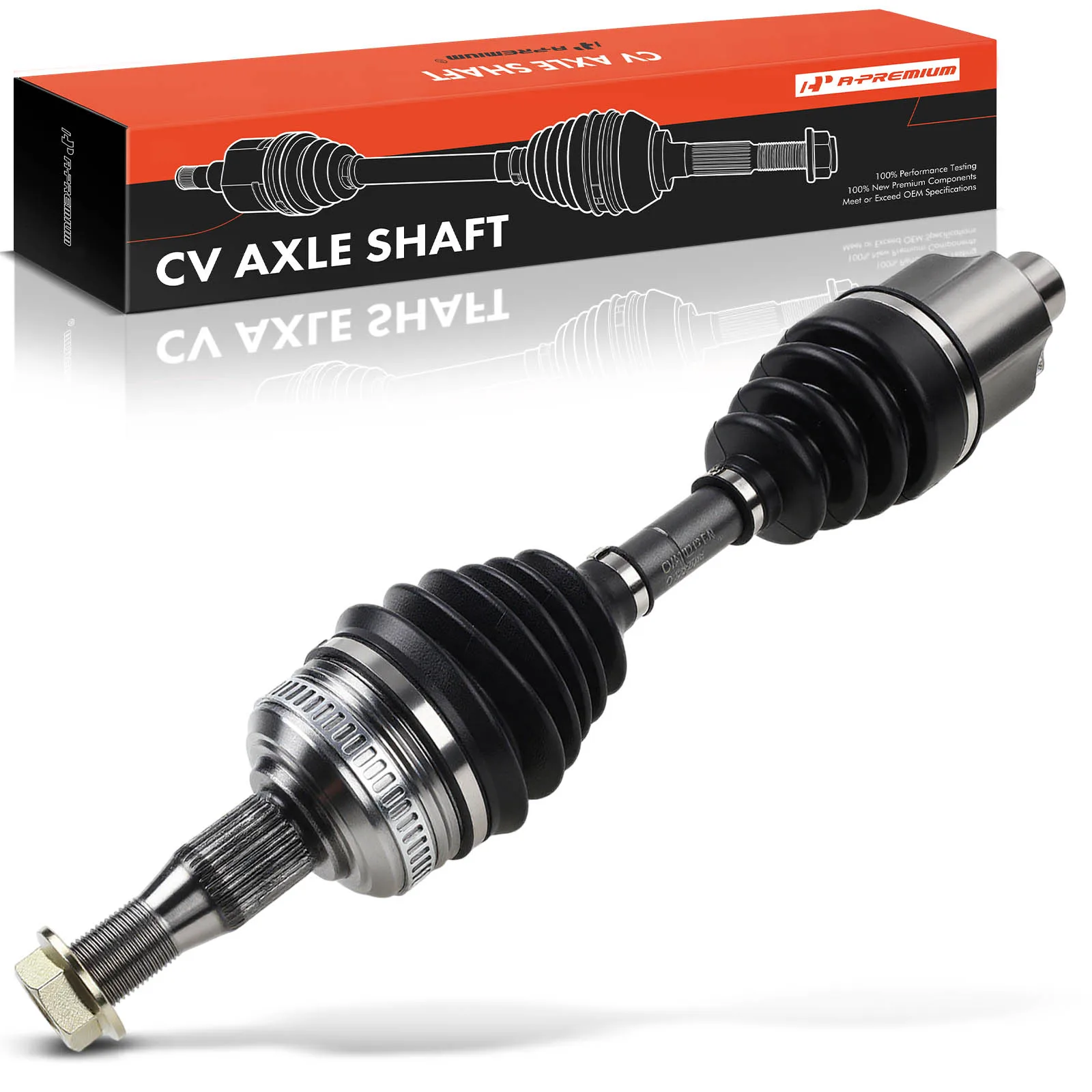 A-Premium Front Passenger Side CV Axle Shaft for Chrysler LHS 1994-1995 Concorde Eagle Vision 1993-1995 Dodge Intrepid 1993-1995