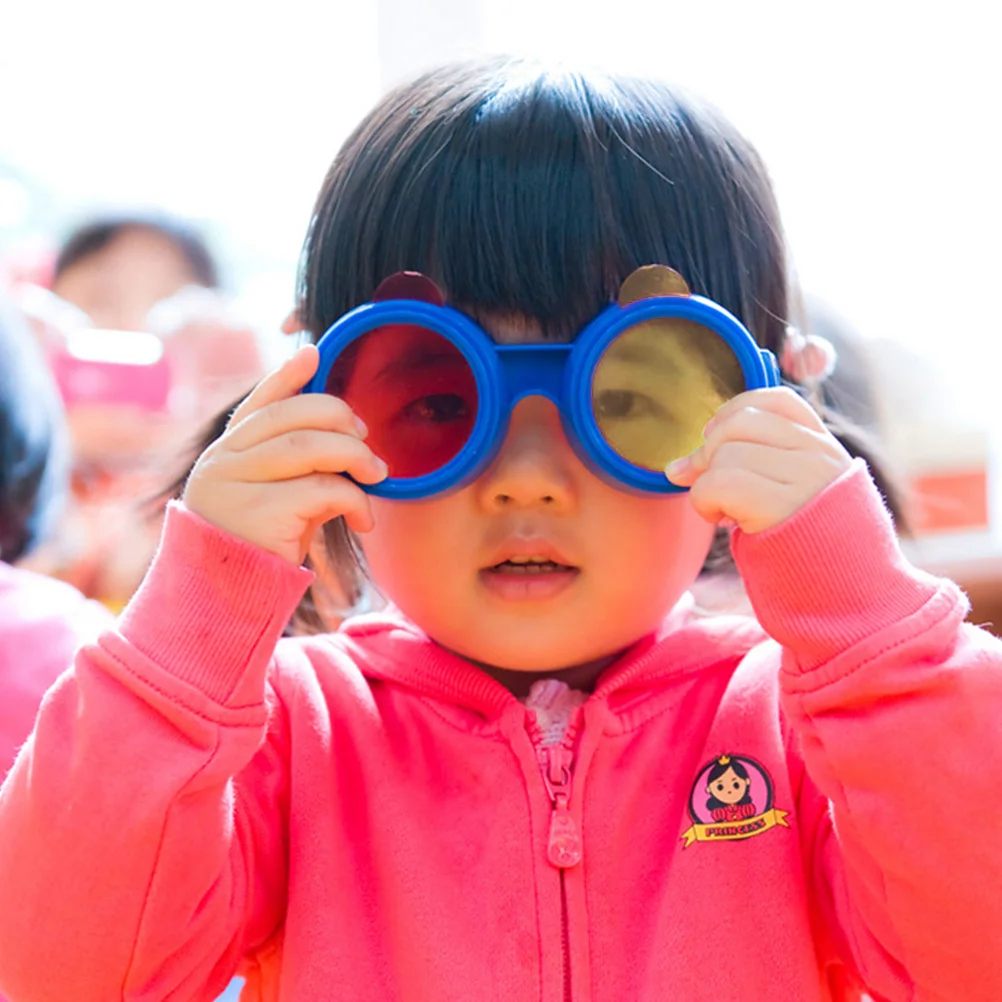 1 セット子供用カラーミキシンググラス 3 つの原色レンズ科学実験ツール幼稚園教育用品早期