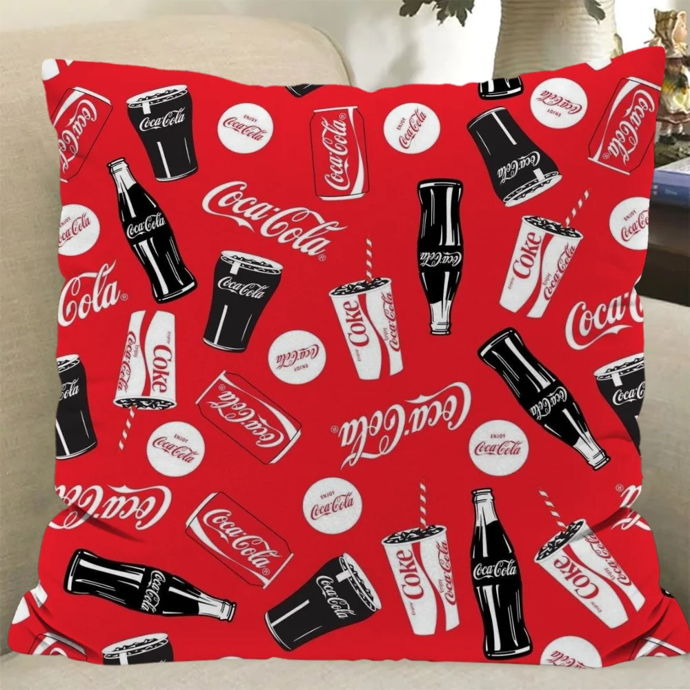 Coca Cola Home Decorative Cushion Covers for Decorative Cushions 45x45 Cushions Cover Sleeping Pillows Pillow Sofa 50x50 40*40