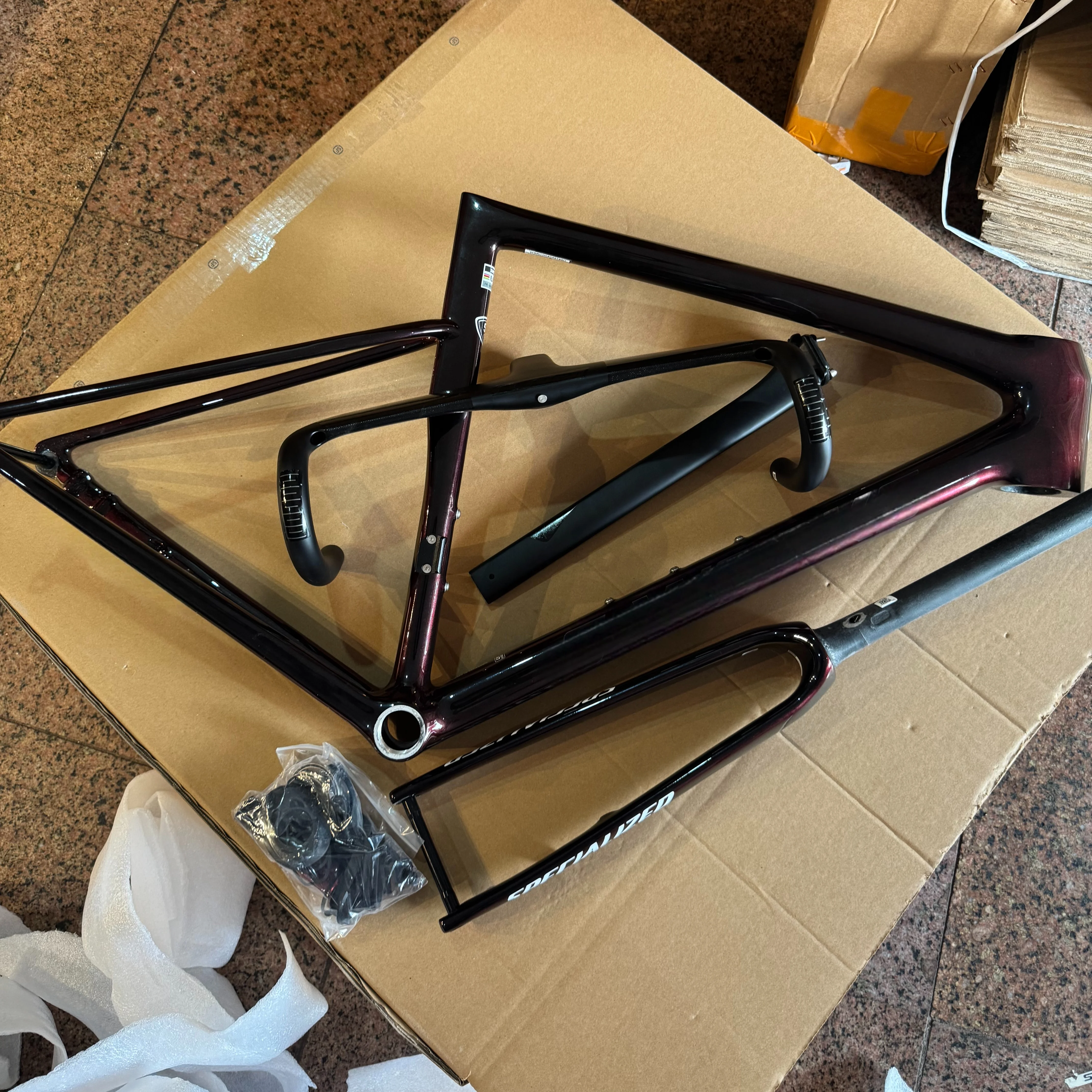 

Carbon Fiber Road Bike Sl8 Frame Custom Official Website Paint