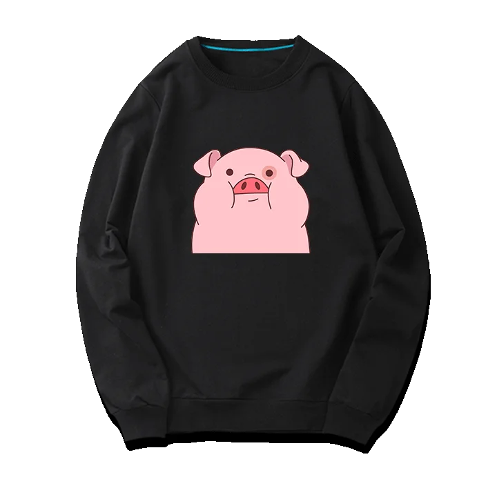 

Gravity Falls women's round neck top sweatshirt Bill Cipher round neck pullover sweatshirt loose couple casual sweatshirt jacket