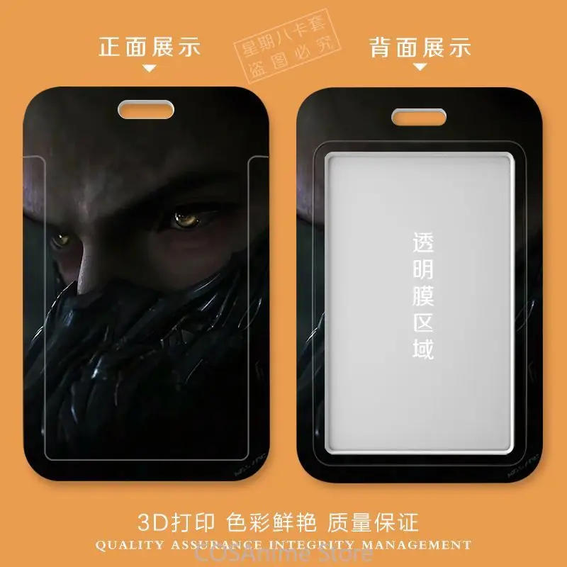 Love and Deepspace Valko‌ Anime Cosplay ID Card Holder Bus Subway Work Permit Lanyard Neck Straps Badge Holder Door Card Pendant - view 3