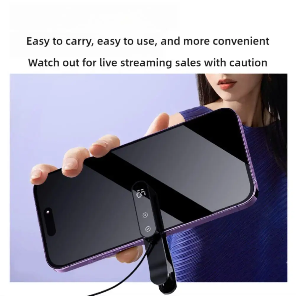 스마트폰 앱용 디지털 자동 화면 클리커 비디오 라이브 스트리밍 가제트 전화 게임 화면 터치 삼각대 태퍼 자동 클릭