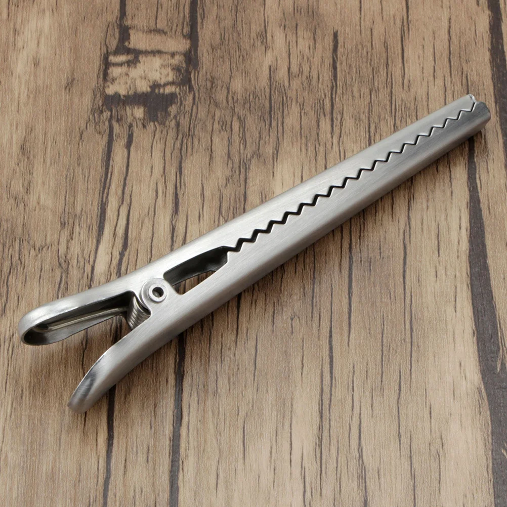 

1Pcs Stainless Steel Food Sealing Clip Bag Sealer Perfect Food Storage Kitchen Clamp for Snacks Sealing Clip