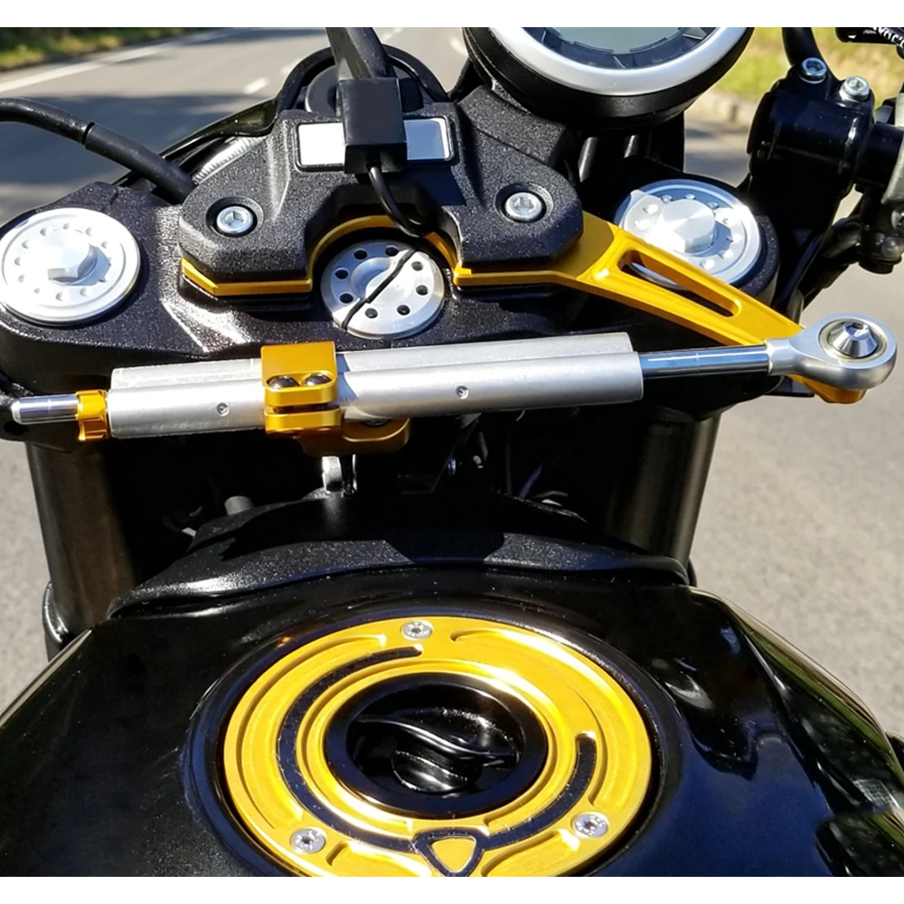 

For Ducati Scrambler 800 Scrambler800 Motorcycle Accessories Scrambler 800 Steering Damper Bracket Mount Kit Stabilizer Support