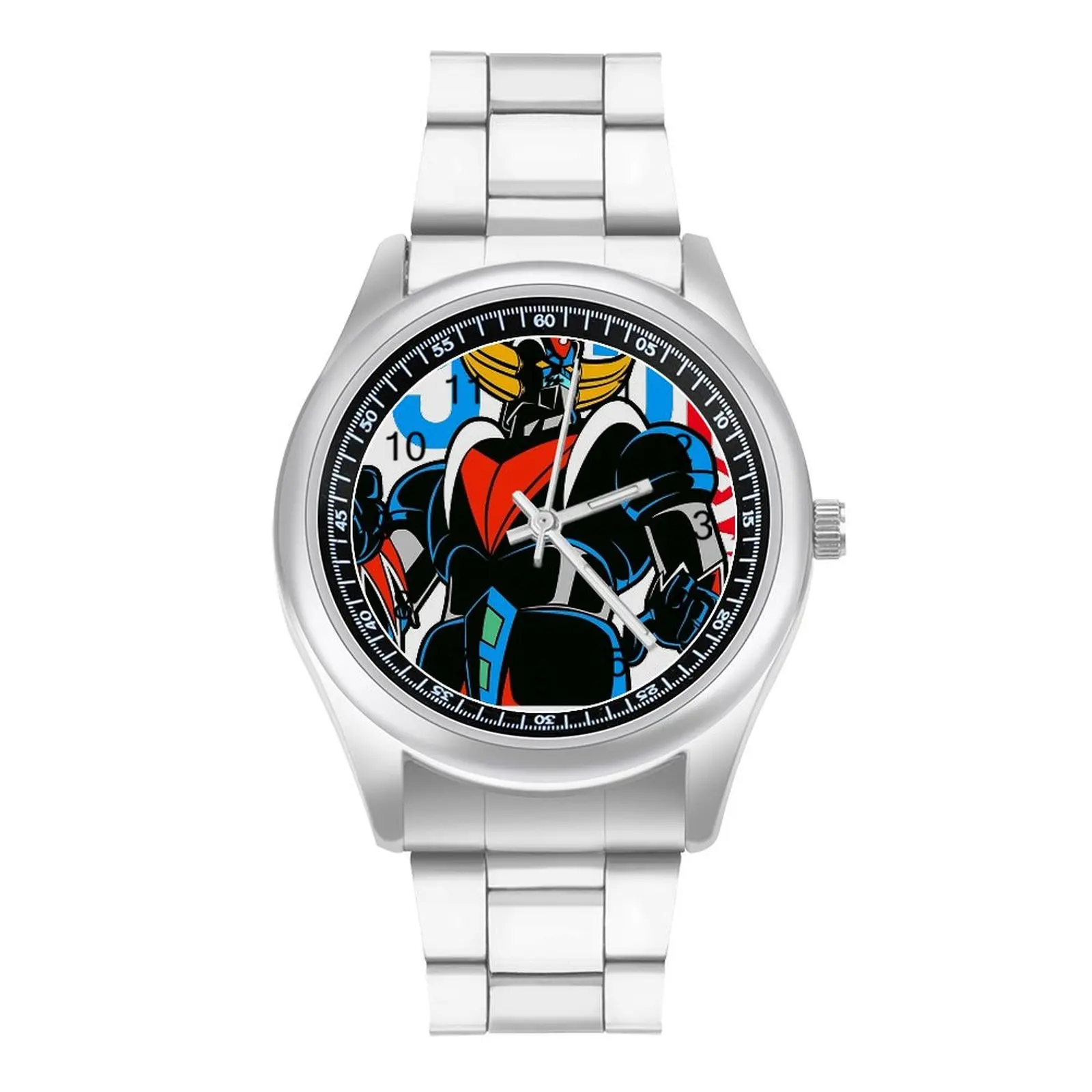 Goldrake 1975 Dark Quartz Watch Ufo Robot Grendizer Upwrist Classic Wrist Watches Steel Couple Fishing Photo Wristwatch