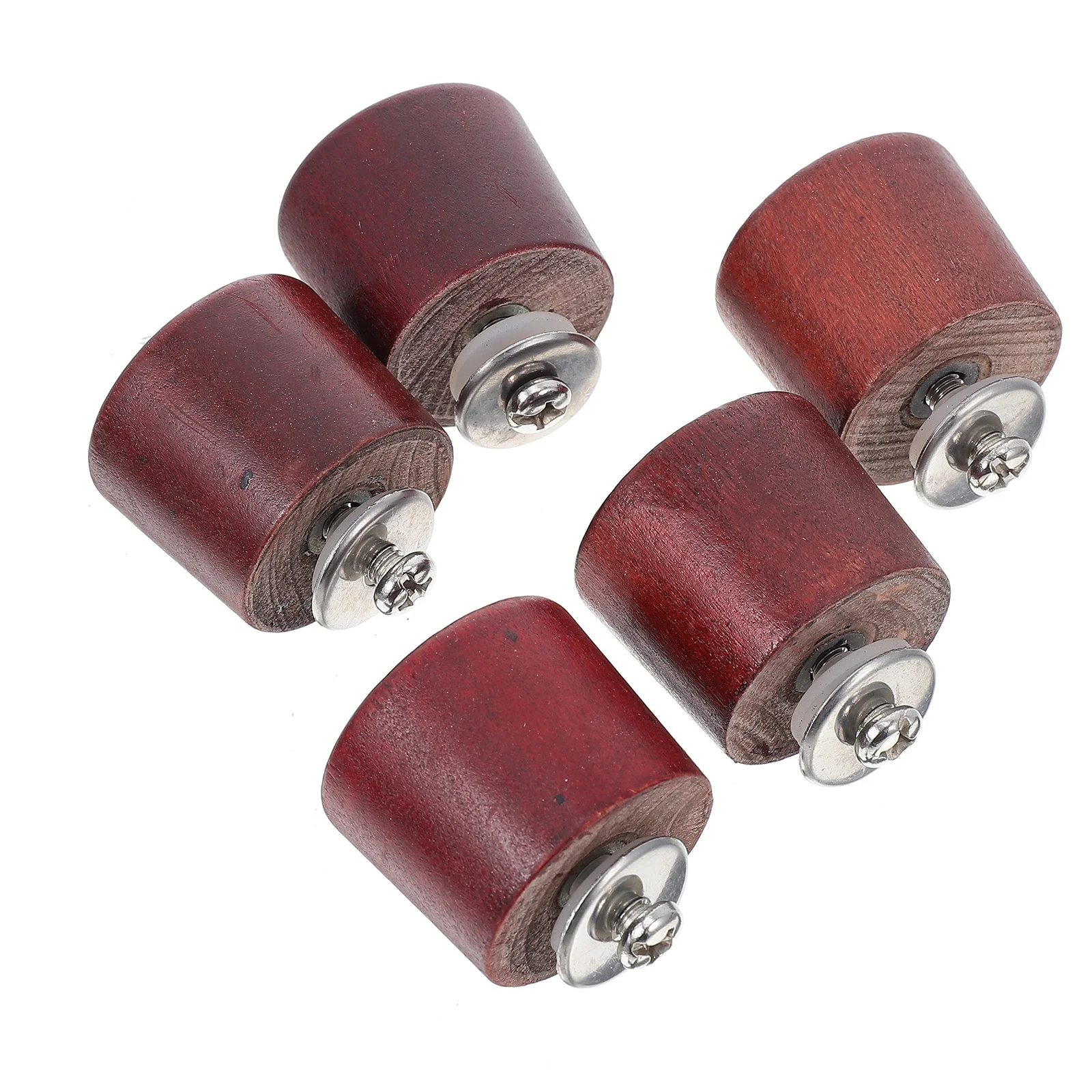 

5Sets Premium Wood Pot Lid Handle Ergonomic Design Heat-Resistant Replacement Knobs for Most Pots and Kettles Cookware Lid Knobs