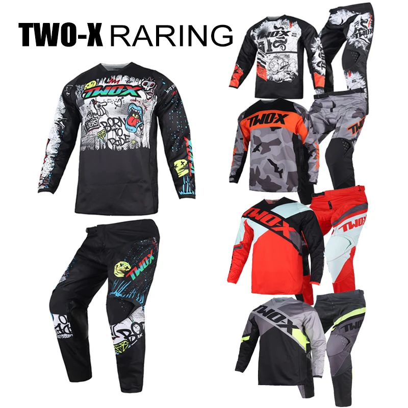 

NEW Two-X Youth Jersey & Pants Combo Motocross Racing Set MX ATV UTV Kid's Riding Boy's Girl's Race Gear All Size