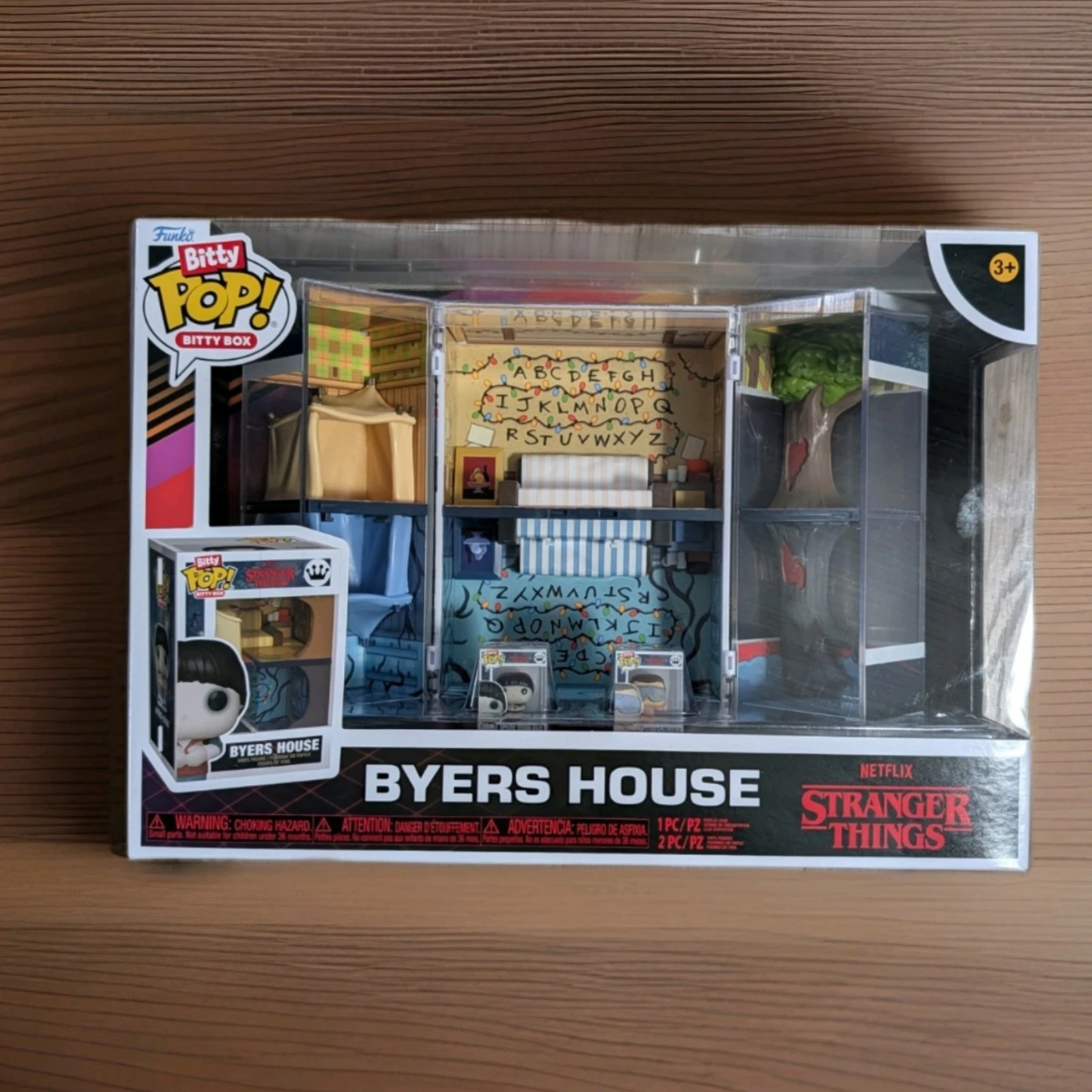Funko Bitty Pop Bitty Box Stranger Things Casa Byers Upside Down Will Eleven con Gafas Protectoras, Figura Coleccionable, Decoración de Escritorio, Regalo