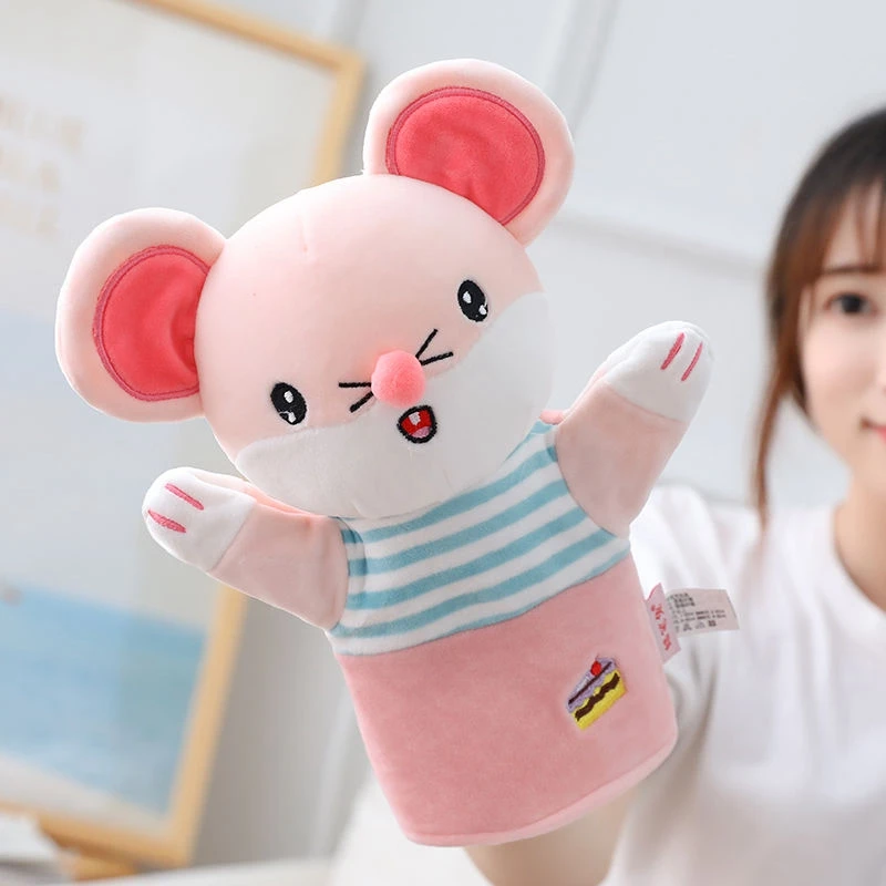 25cm Pluszowa maskotka w kształcie zwierzątka, ułatwiająca uspokojenie, idealna jako prezent dla przedszkolaka, rekwizyt do aktywności rodzic-dziecko i opowiadania historii.