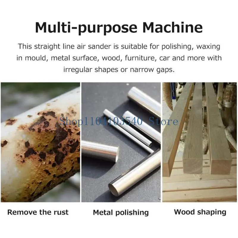 02DC Pneumatic Handheld Polither mit austauschbaren Pads für Industrieprojekte