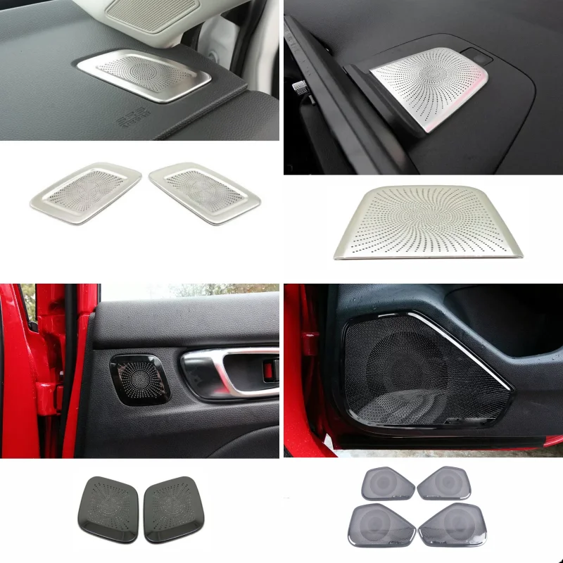 For Honda Civic 11th 2022 2023 Accessories Door Speaker Audio Loudspeaker  Pillar A Stereo Interior Styling Handle Pull