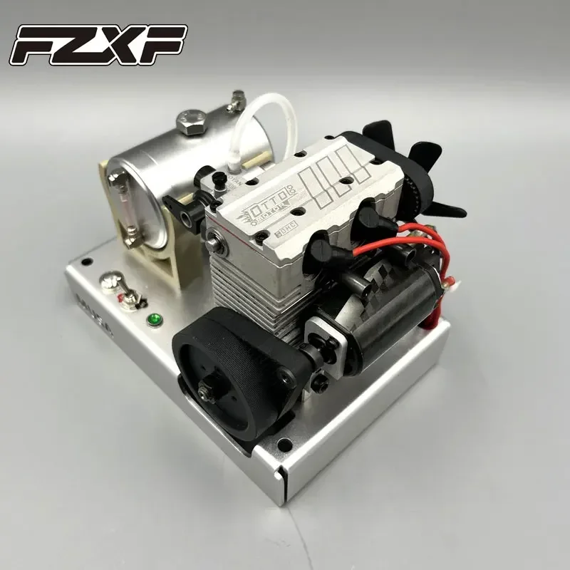 TOYAN FS L200AC Inline Twin Cylinder Engine Model Four Stroke Air Cooled Nitro Engine DIY Model Toy OTTO MOTOR Version