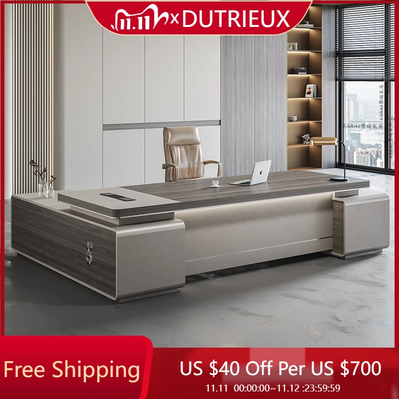 

Drawers High Quality Office Desk Cabinet Corner Storage Floor Design European Desks Luxury Mesa De Escritorio Office Furniture