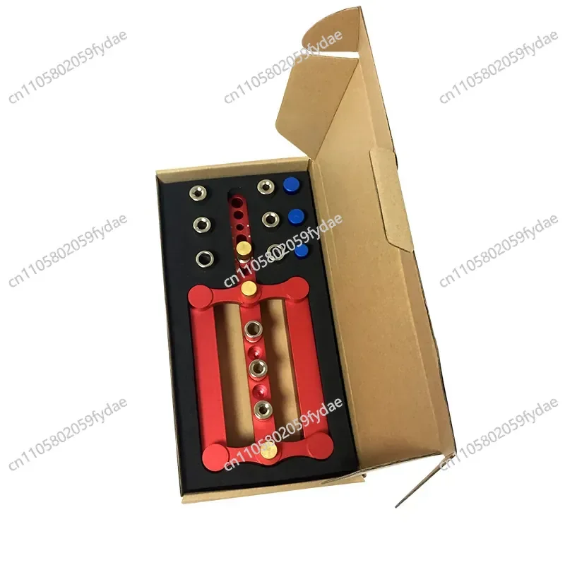 New A Woodworking Straight Hole Positioner, Log Tenon Punch, Positioner, Hole Opener DIY Woodworking Drilling Tool