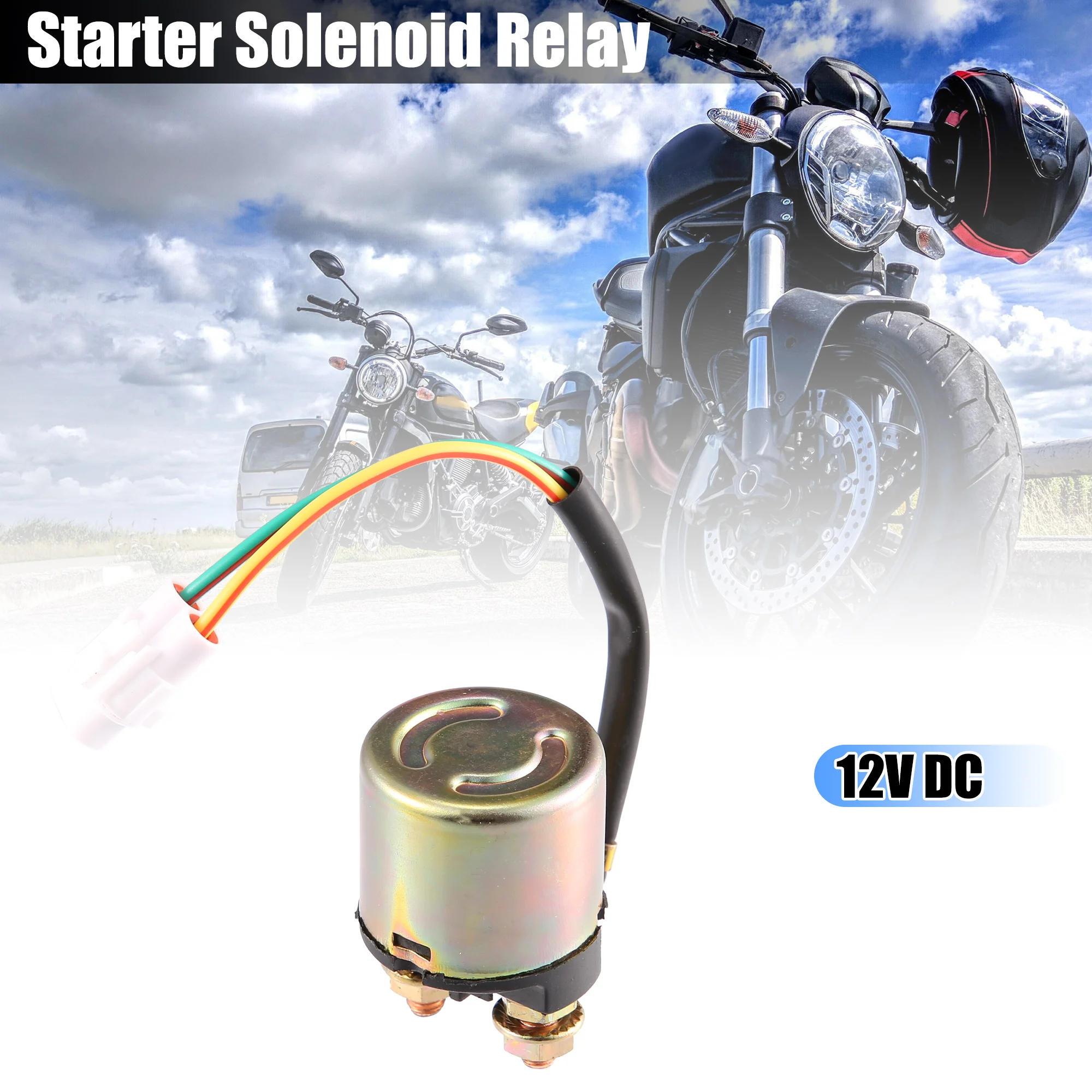 Motoforti Motorcycle Starter Solenoid Relay Fits for Honda TRX450ER 2006-2009 for Honda TRX450ER 2012 2013 2014