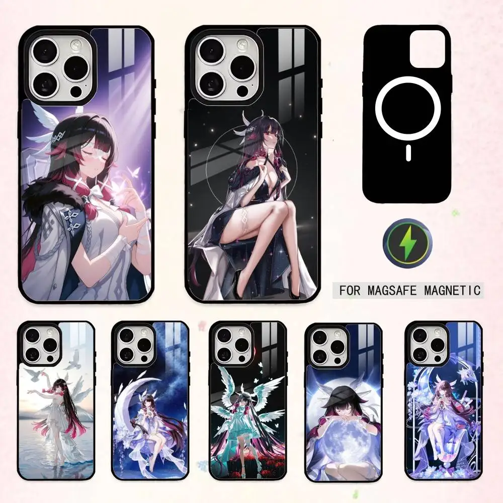 

C-Cool G-Genshin-Impact-columbina Phone Case For iPhone17,16,15,14,13,12,11 Plus,Pro Max Magnetic For Magsafe Wireless Charging