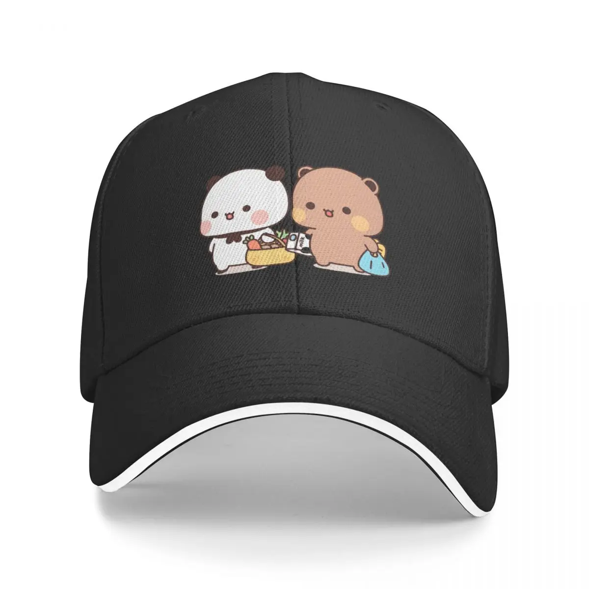 Cute Bubu And Dudu Go To Grocery Together Baseball Cap Christmas Hat Thermal Visor |-F-| Women's Men's