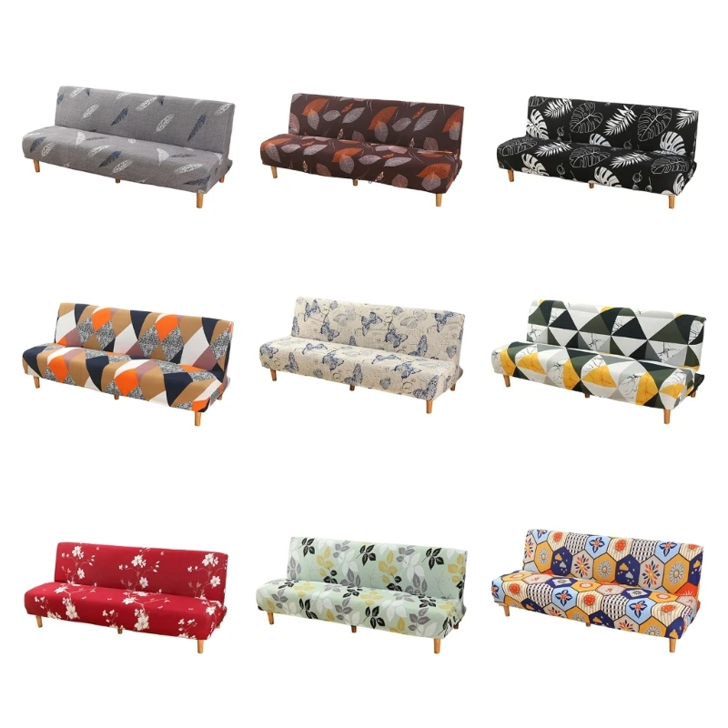 

Convertible Folding Sofa Bed Cover Soft Polyester Fabric Space Saving Home Decoration Drop shipping