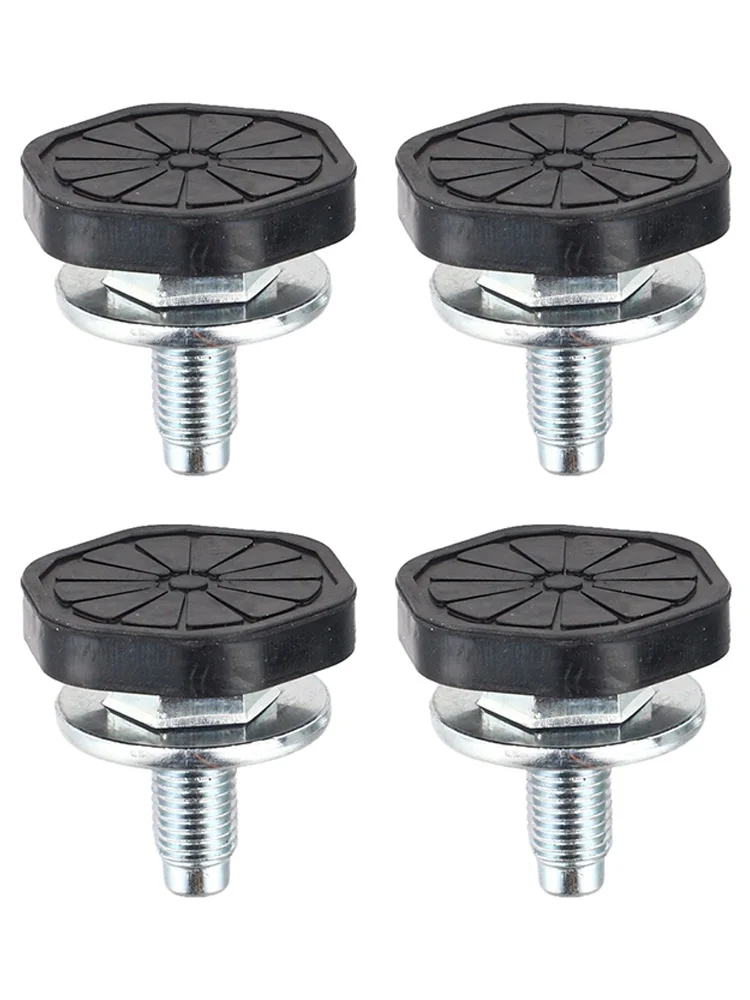 4Pcs For  M10 Thread Washing Machine Feet Rubber Anti-vibration Balance Screw Replacement For Haier Drum Washer Hardware