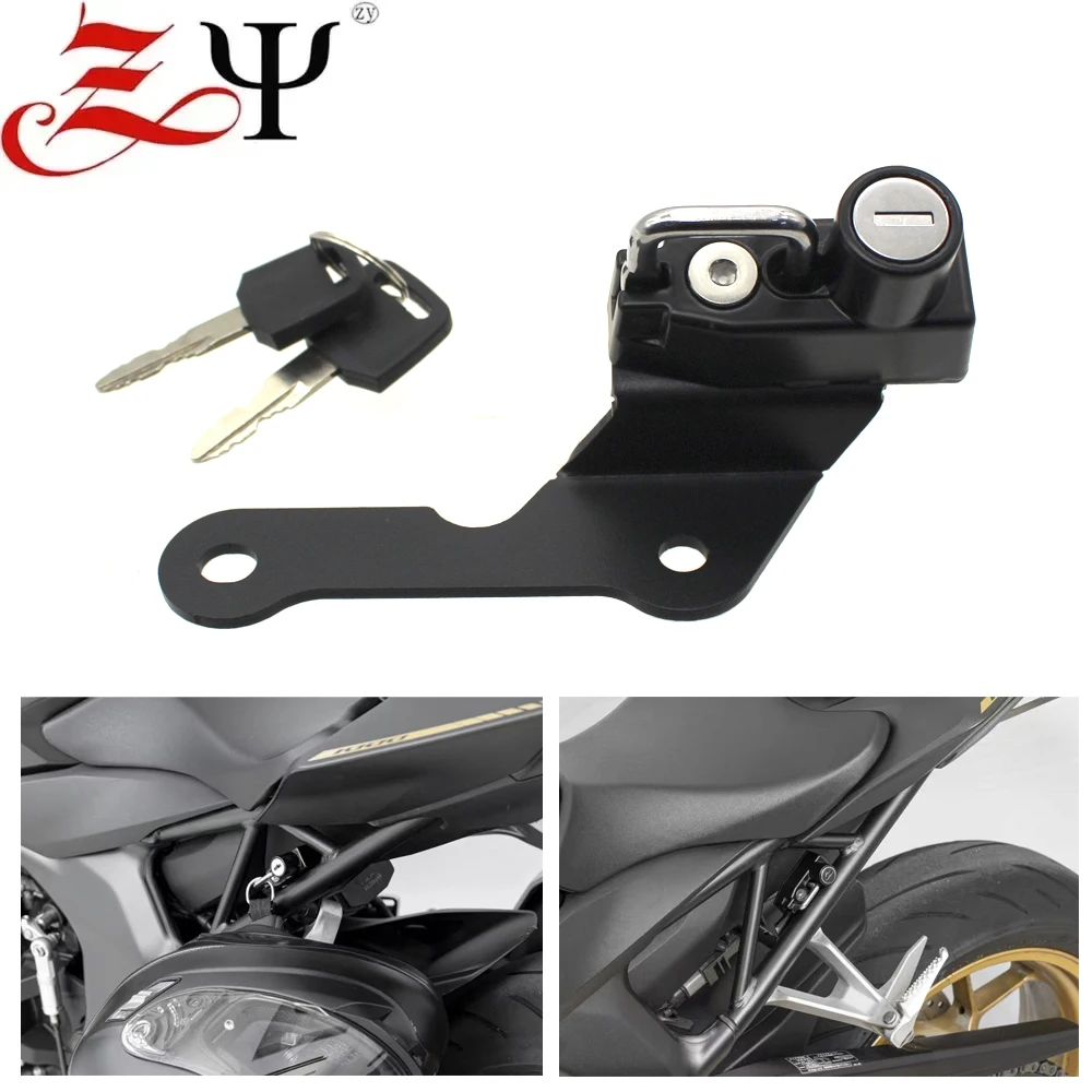 

Motorcycle Accessories For Honda CB1000 Hornet SP 2025 2026 CB 1000 Helmet Lock Side Anti-theft Security with 2 Keys