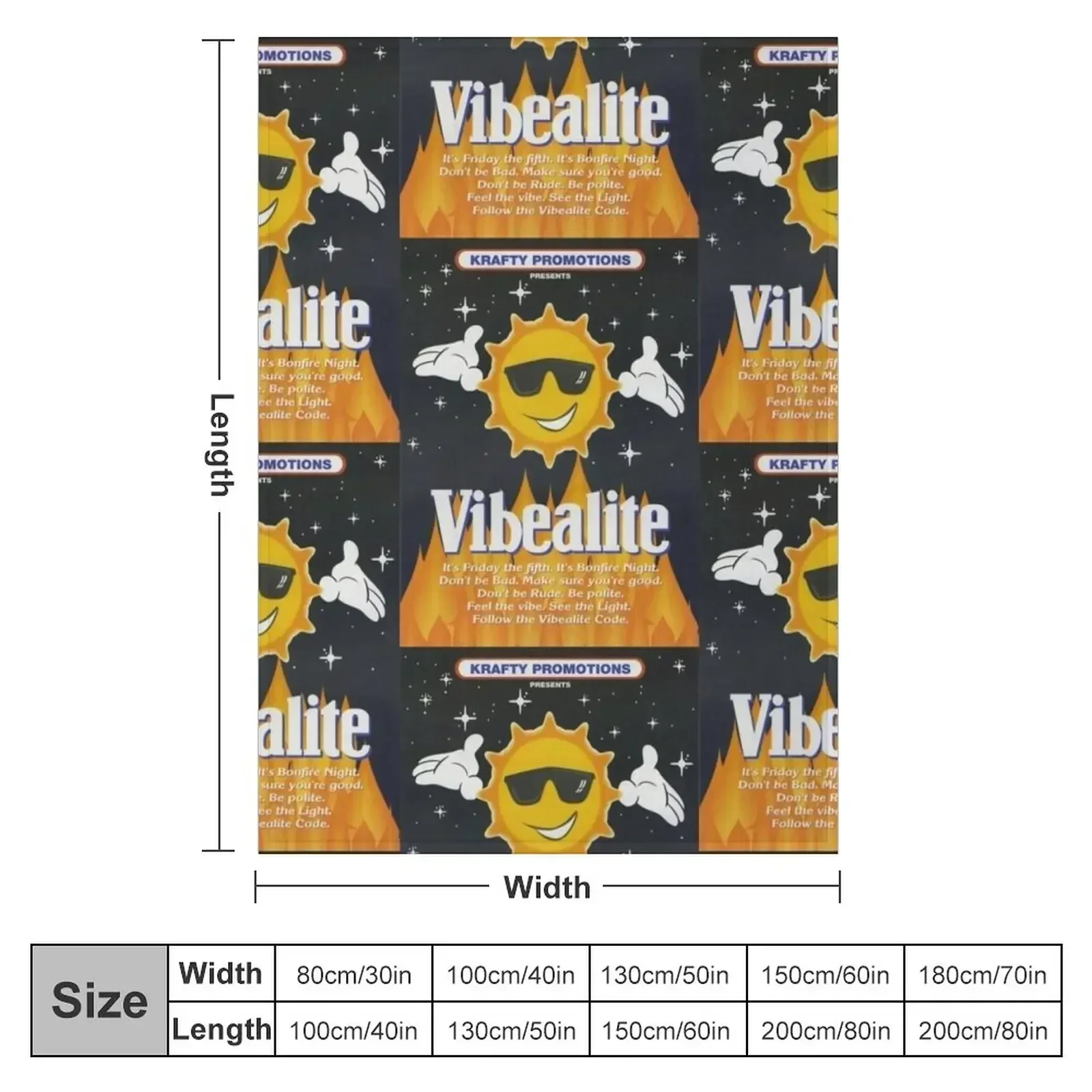 Vibealite Classic Rave Flyer Bonfire Night Special Throw Blanket Thins decorative Camping Vintage Nap Blankets For Bed Blankets