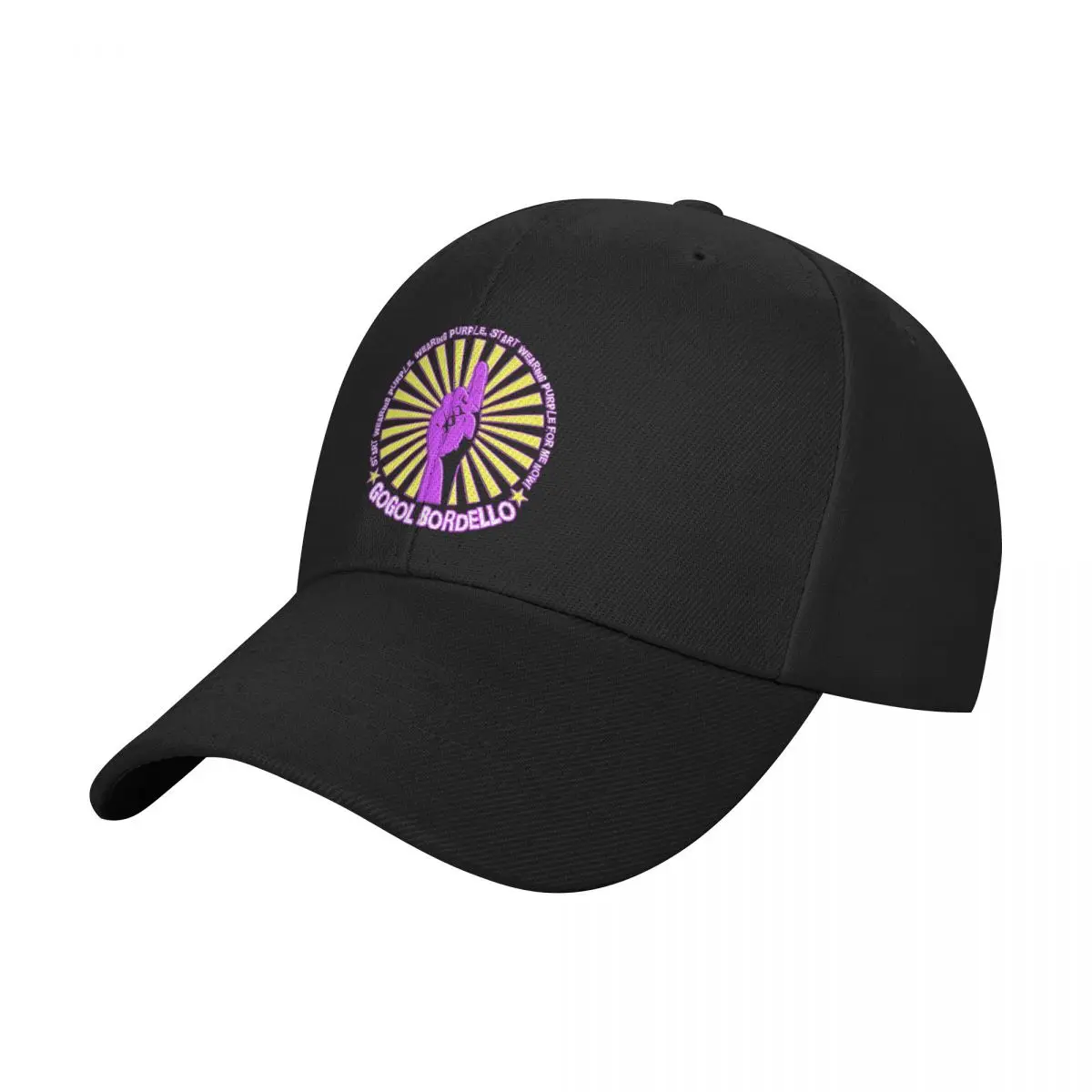 Gogol Bordello - Start Wearing Purple Racerback Baseball Cap Hat Adjustable Visor Leisure Sun Hat