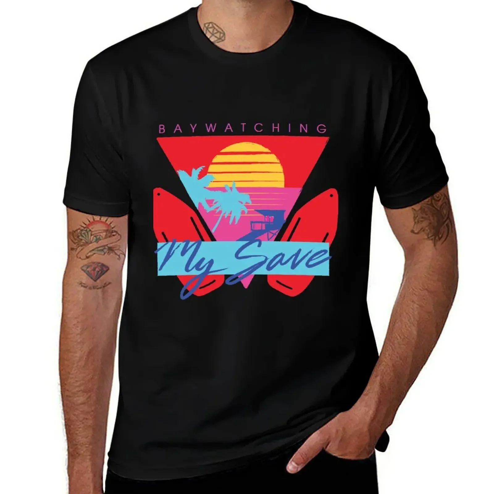 

Baywatching My Save Light T-Shirt blacks shirts graphic tee cute clothes anime stuff men clothes