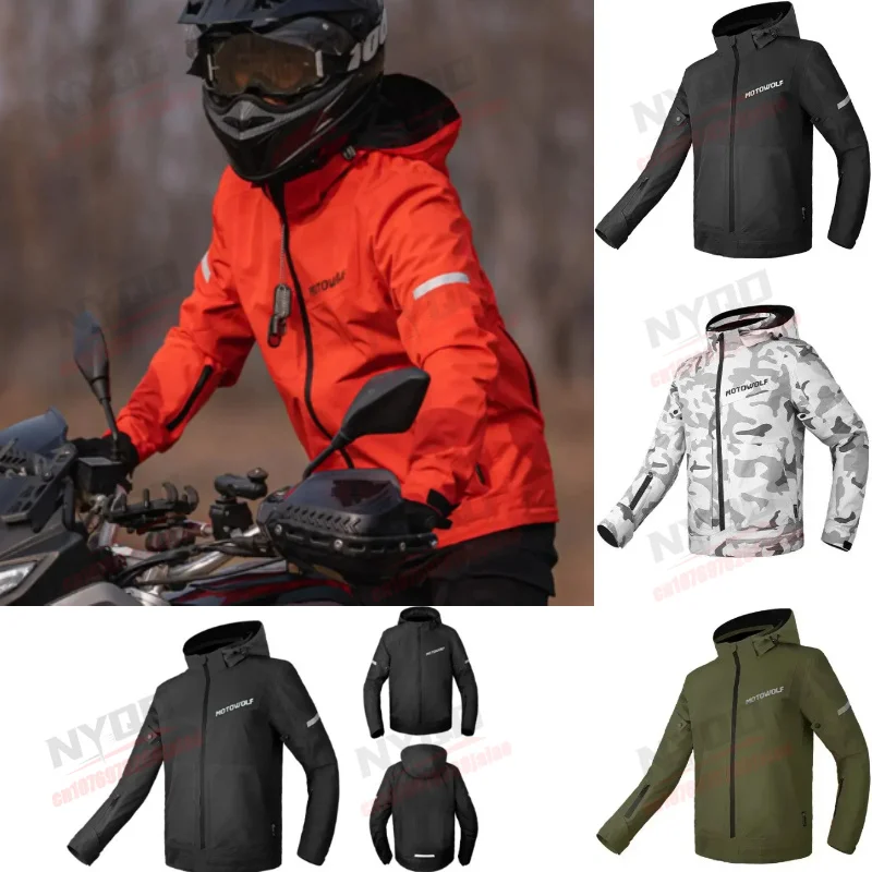 Motorcycle Riding Jacket Windproof, Spring and Summer, Men's Anti Fall, Thin and Breathable