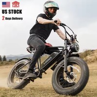 Electric Bicycle, 20 * 4.0 inch Off-Road EBIKE for Adults with 7500W Motor and 48V 15Ah Battery, 7 Speed Snow