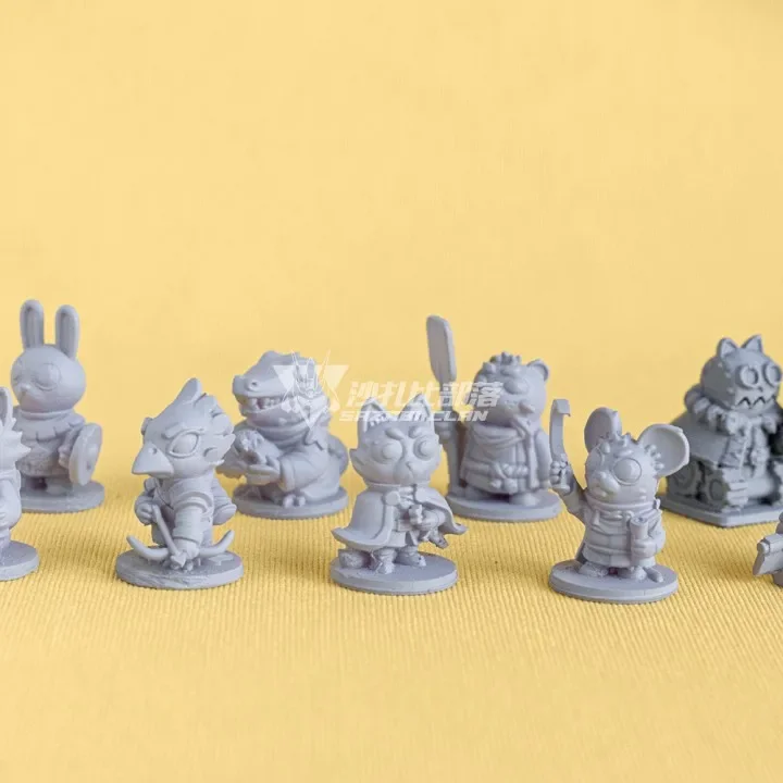 3d print Root TRPG  board game token characters lizard Cat alliance Eagle Ranger Chamber of Commerce rabbit fox rat miniatures