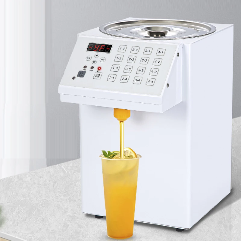 

8L Microcomputer Quantitative Fructose Machine Commercial Milk Tea Shop Equipment Coffee Automatic Intelligent Fructose Machine