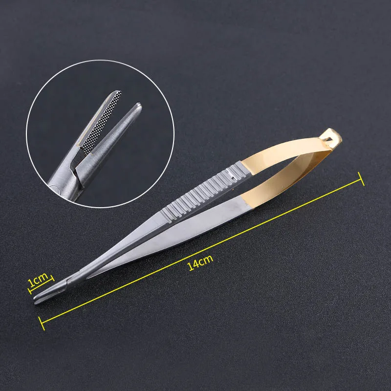 Stainless steel medical Matthew full-grip insert needle holder cosmetic plastic surgery surgical suture needle