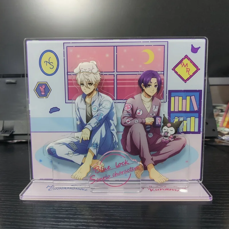 BLUE LOCK Anime Figures Mikage Reo Nagi Seishiro Cosplay Acrylic Stands Model Exquisite Plate Desk Decor Toy Fans Christmas Gift