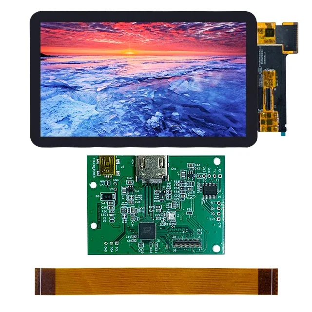 5.5 Inch OLED Amoled 1080*1920 FHD Resolution with Capacitive Touch MIPI Interface with HD-MI Driver Board for Smart Phone